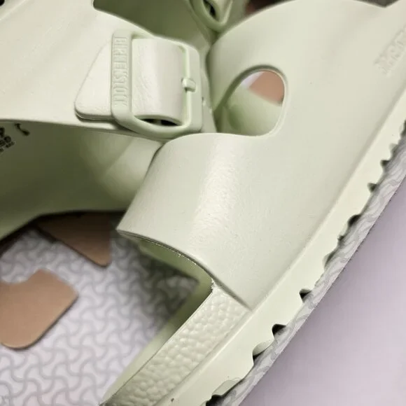 New Birkenstock Women Arizona EVA Faded Lime Waterproof Pool Slide Sandals 10 41 - Picture 6 of 7